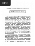 Formas de tratamento e estruturas sociais - Biderman