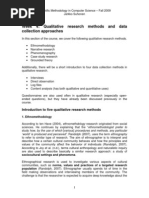 Week4 Qualitative Methods Data Collection Techniques