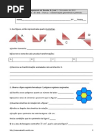 Isometrias e potências 6ºano