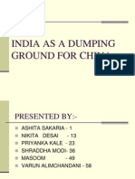 India As A Dumping Ground For China