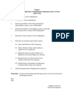 Form01 Contract Labour Regulation Abolition Act 1970