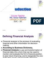 Defining Financial Analysis