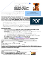 "A Walk For Water" 2008 Registration Form PDF