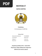 Download REFERAT Sinusitis by Kara Lisrita Soedarmono SN202603686 doc pdf