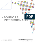 Politicas Institucionales de La Alianza Regional Aprobado 2011