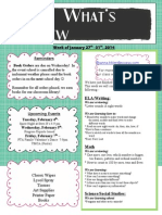 Weekly Newsletter Template TPT