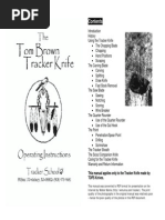 Tracker Knife Manual