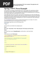 Spring MVC Form