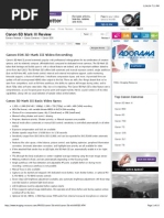 Download Canon 5D Mark III Review - Video by Manrico Montero Calzadiaz SN202616300 doc pdf