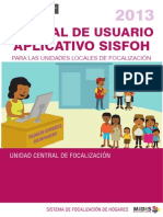 Manual Aplicativo SISFOH-2013