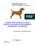 BASES FARMACOLÓGICAS E SUAS RESPECTIVAS DOSES DE USO CORRENTE EM MEDICINA VETERINÁRIA GuiaTerapeutico Veterinario(portugues)