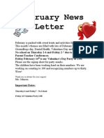 Feb News Letter
