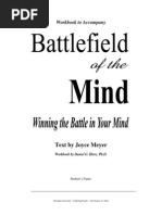 Joyce Meyer: Battlefield of the Mind PDF | PDF | Faith | Thought