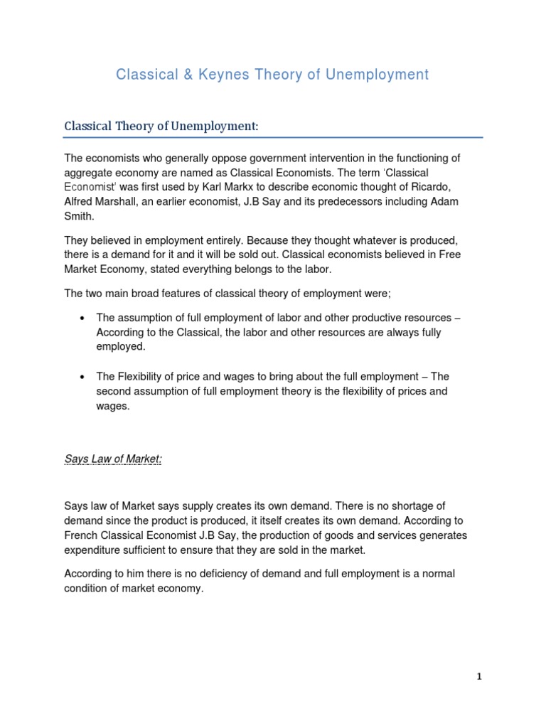 theory of employment assignment