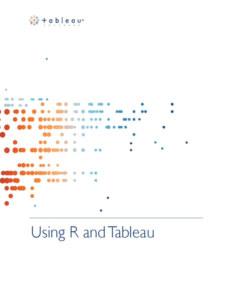 R Integration in Tableau Guide | PDF | R (Programming Language) | Software