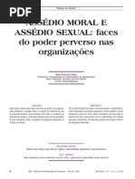 Texto 13 - Relação de Poder - Assédio Sexual e Moral Na Organiza