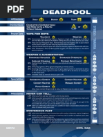 Deadpool Marvel Heroic Sheet