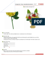 Completed Image Example Arrangement: Flower Arrangement: Rose