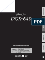 Manuale Yamaha dgx640