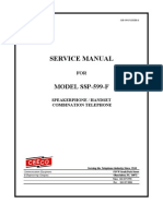 Service Manual: MODEL SSP-599-F