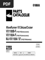 Vx1100B-F Vx1100A-F Mj-Vx1100A '07: Waverunner VX Deluxe/Cruiser