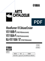 Vx1100B-F Vx1100A-F Mj-Vx1100A '07: Waverunner VX Deluxe/Cruiser