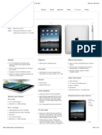 Apple iPad Technical Specifications and Accessories for iPad.