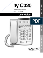 Clarity C320: User Guide