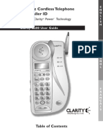 2.4 GHZ Cordless Telephone With Caller Id: Featuring Clarity Power Technology