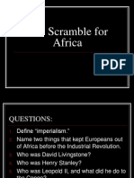 The Scramble For Africa