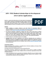 AFD-PSIA Scholarship 2014