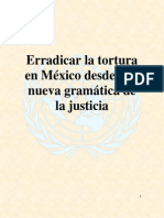 Erradicar la tortura en México desde una nueva gramática de la justicia 