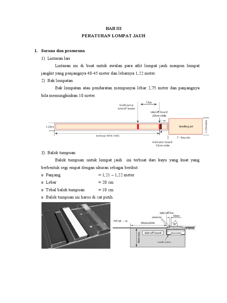 Bab Iii Peraturan Lompat Jauh Pdf