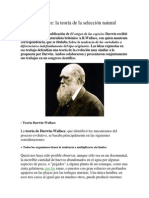 Teoría Darwin-Wallace evolución selección natural