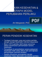 Pendidikan Kesehatan & Beberapa Model Perubahan Perilaku