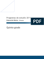 Program a 5 Pri Maria 2011