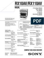 HCD-GRX10AV/HCD-RXD10AV Service Manual
