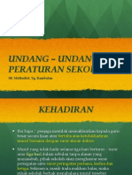 Undang - Undang & Peraturan Sekolah Rendah 