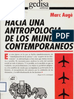 Augé, Marc - Hacia una antropología de los mundos contemporáneos