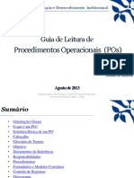 Guia de Leitura de Procedimentos Operacionais