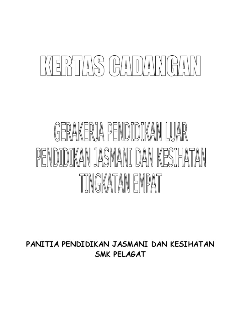 Kertas Kerja Agro Resort Pdf