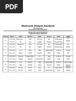 Download MDA jadwal Pelajaran by mda Nurul Iman SN20271748 doc pdf