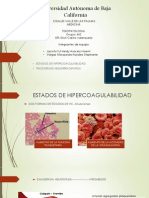 Estados de Hipercoagulabilidad y Trastornos Hemorragiparos