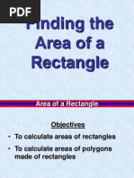 Area of A Rectangle | PDF