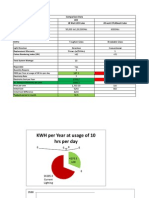 Comparison Data LED 18 Watt LED Tube 20 Watt CFL40watt Tube: 50,000 To 1,00,000Hrs 6000Hrs