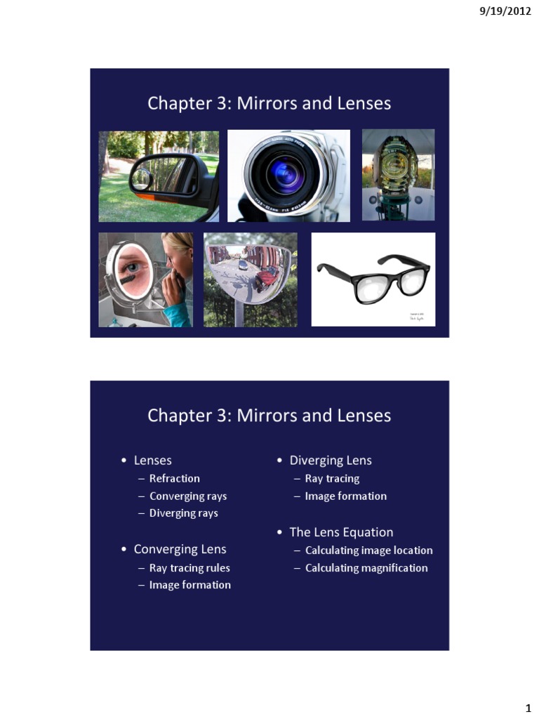 Chapter 3 Lenses | PDF