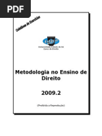 Metodologia No Ensino Do Direito - 2010.1