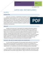 Errores Innatos Del Metabolismo