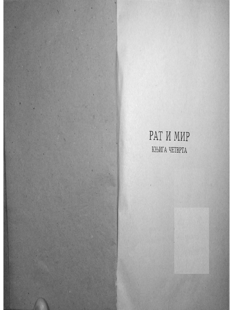 L. N. Tolstoj Rat I Mir Knjiga 4 PDF