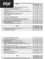 Fişă de Monitorizare A Progresului Preşcolarului